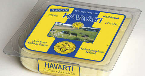 SOL - Kosher Havarti Havarti ost i skiver, 175 g KEDASSIA - Cholov Yisroel - Kosher for Passover